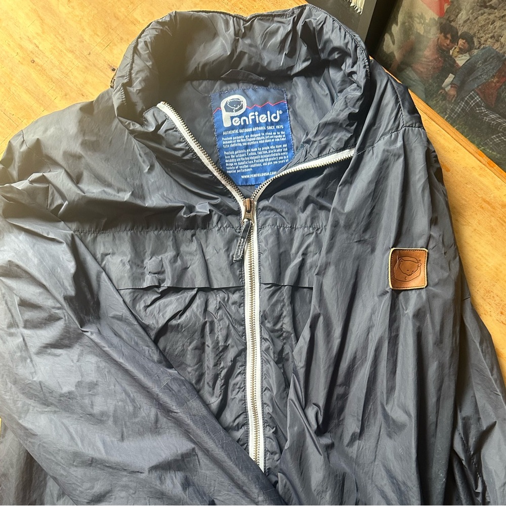Penfield Lightweight Parka w Hood. Navy, Great condition.